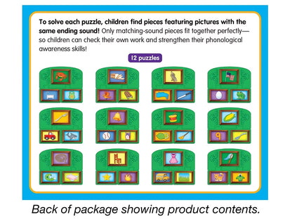 Ending Sounds Learning Puzzles - US 2842