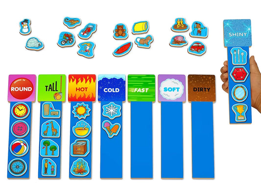 Magnetic Descriptive Words Rods - US 4511