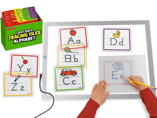 Light Table Alphabet Tracing Tiles - US 7319