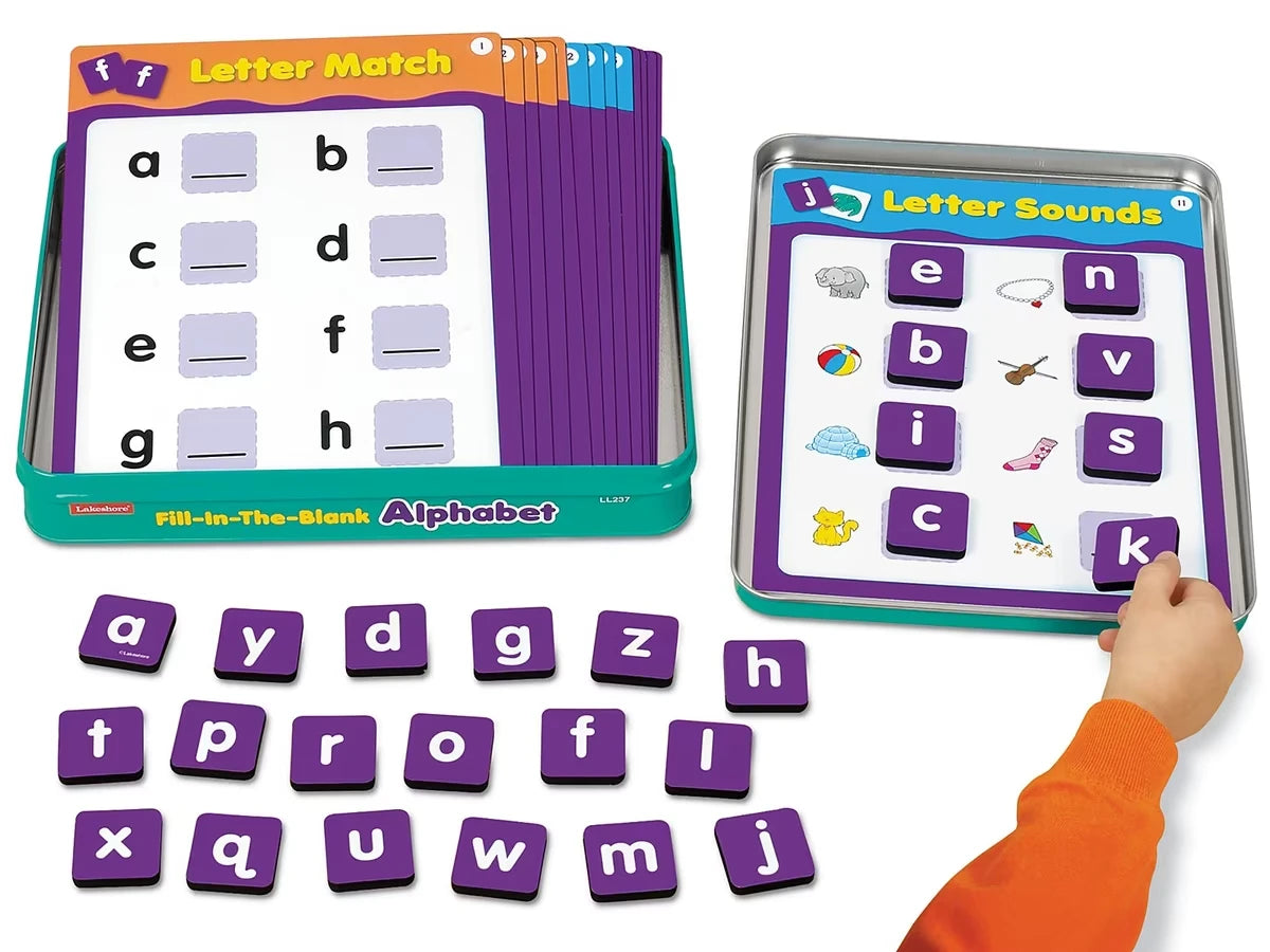 Alphabet Magnetic Activity Tin - US 4029