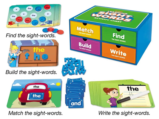 Learning Sight-Words Activity Chest - US 8340