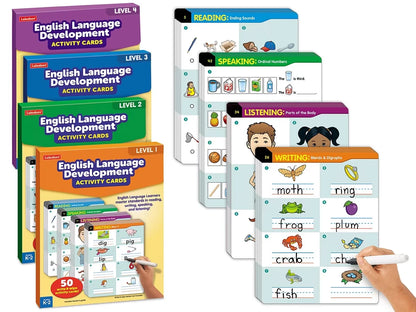 English Language Development Activity Cards - Complete Set - US 9300
