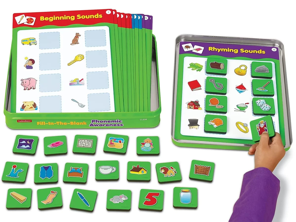 Phonemic Awareness Magnetic Activity Tin - US 6009