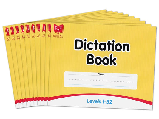 Levels 1-52 Dictation Books – Set of 10 - US 9115