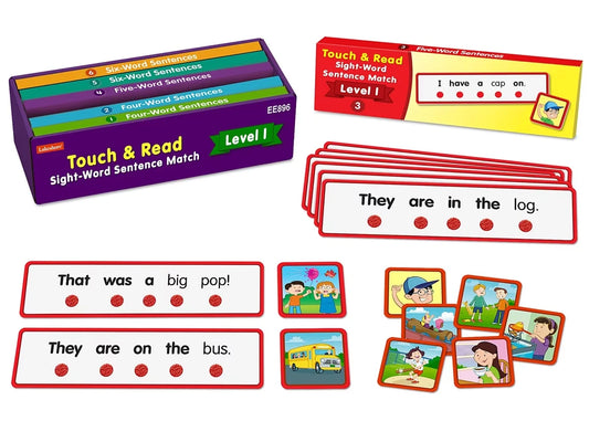 Touch & Read Sight-Word Sentence Match - Level 1 - US 1383