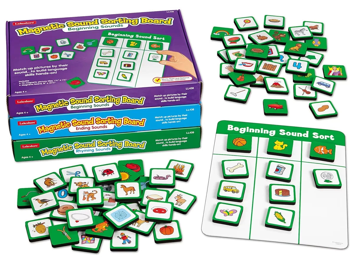 Magnetic Sound Sorting Boards - Complete Set - US 2092