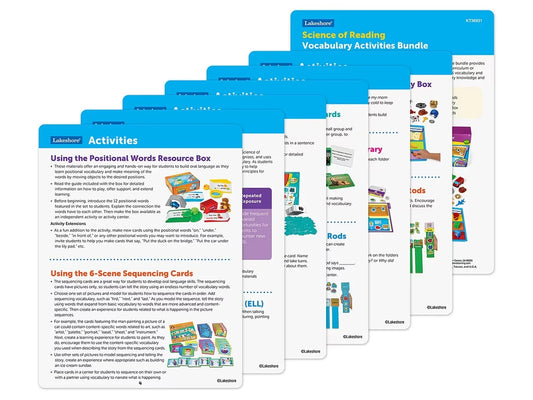 Science of Reading Vocabulary Activities Bundle - K - US 5040