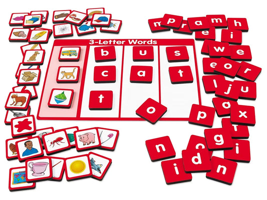Build-A-Word! Magnet Board - 3-Letter Words - US 9095