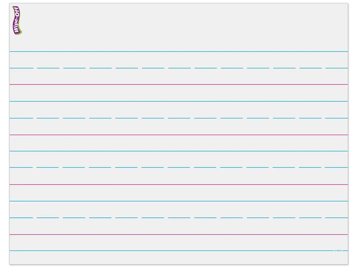 Giant Write & Wipe Handwriting Pages - US 1625