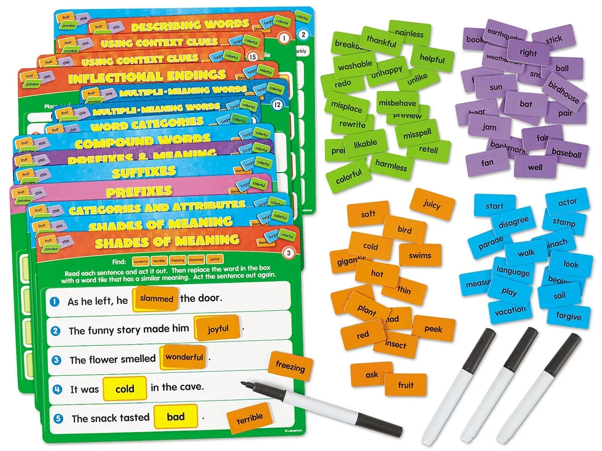 Teaching Vocabulary Skills Activity Center - US 8650