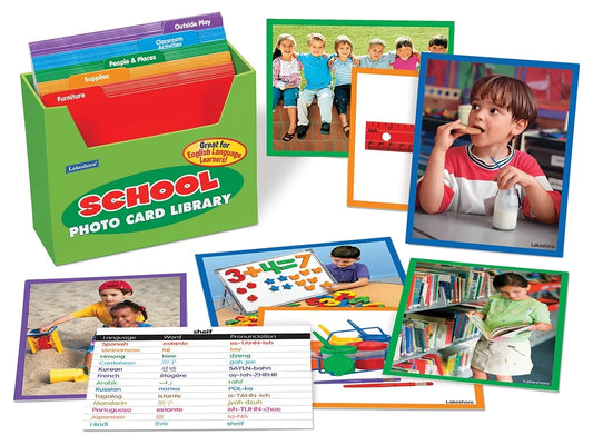 School Vocabulary Development Photo Card Library - US 6973