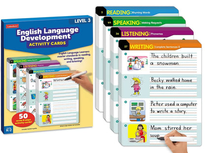 English Language Development Activity Cards - Level 3 - US 8172