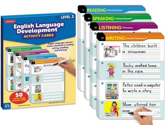 English Language Development Activity Cards - Level 3 - US 8172