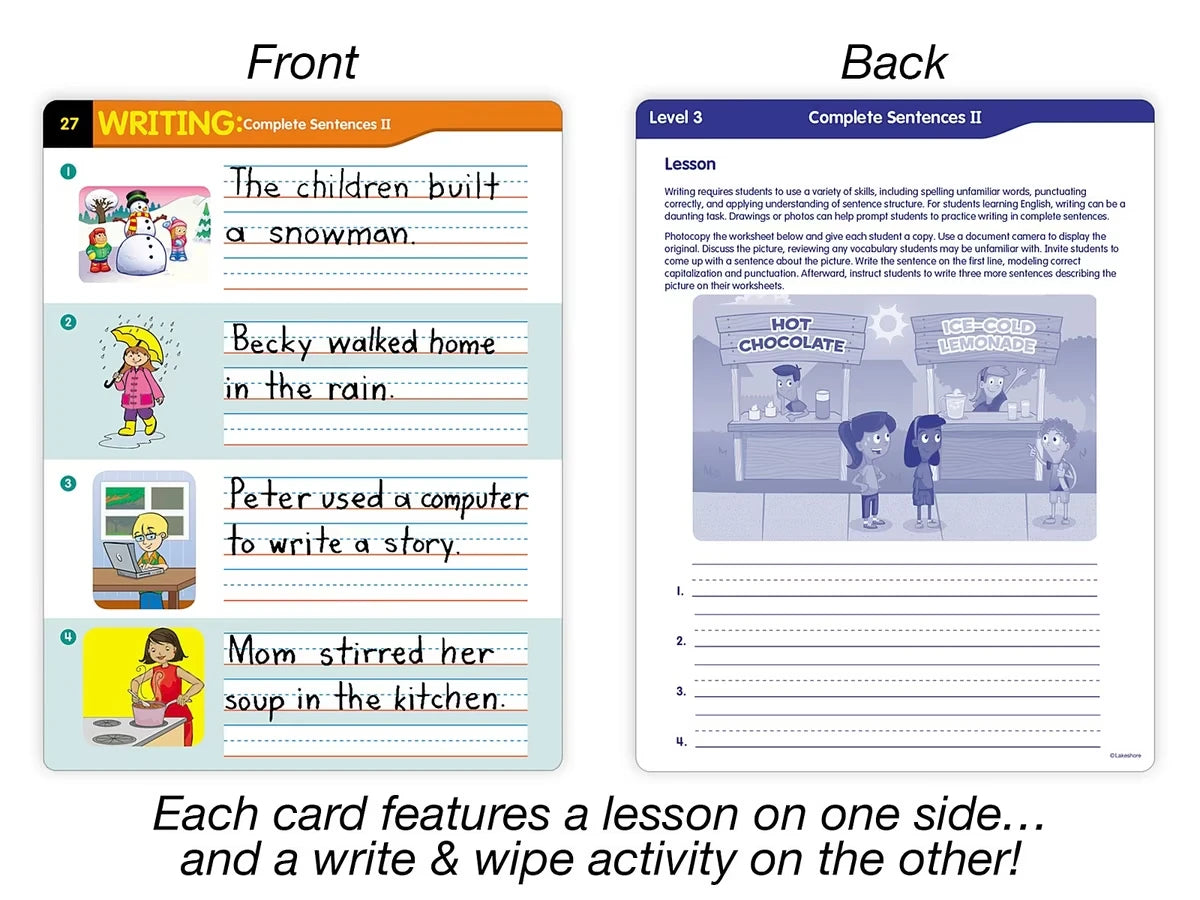 English Language Development Activity Cards - Level 3 - US 8172