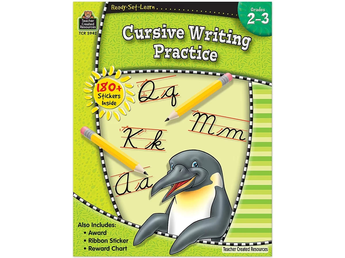 Cursive Writing Practice Workbook - US 7974