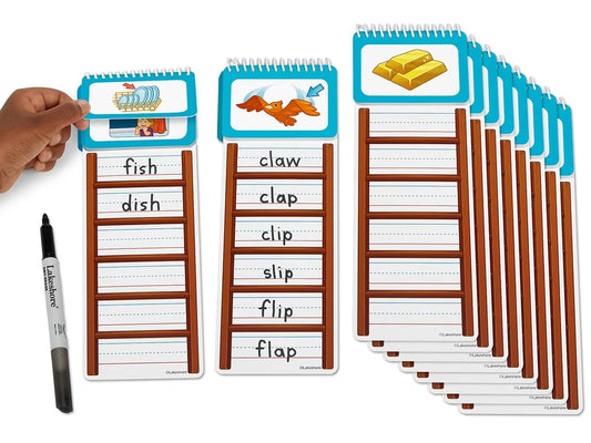 Write & Wipe Word Ladders - Blends & Digraphs - US 2782