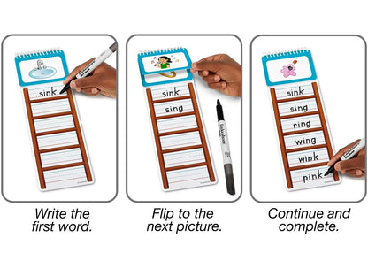 Write & Wipe Word Ladders - Blends & Digraphs - US 2782