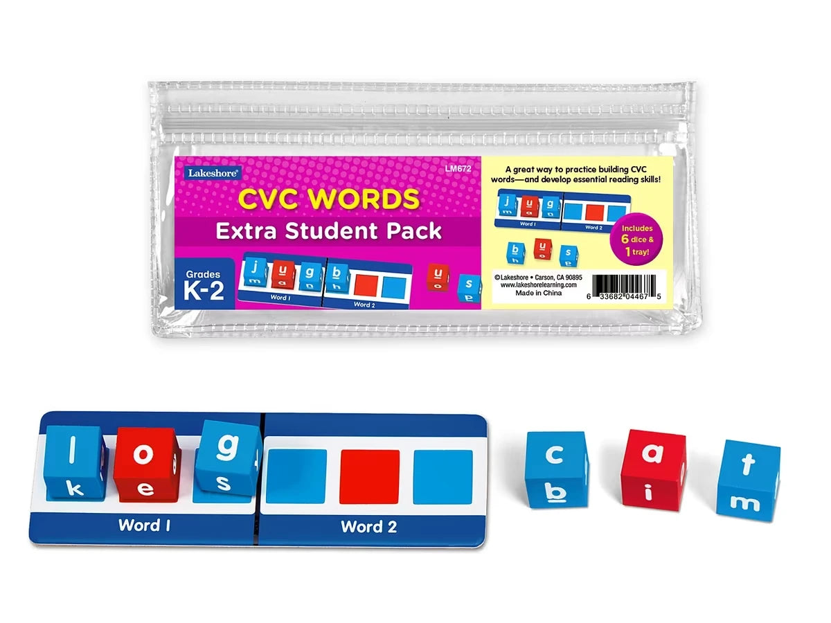 CVC Words Hands-On Student Pack - US 8252
