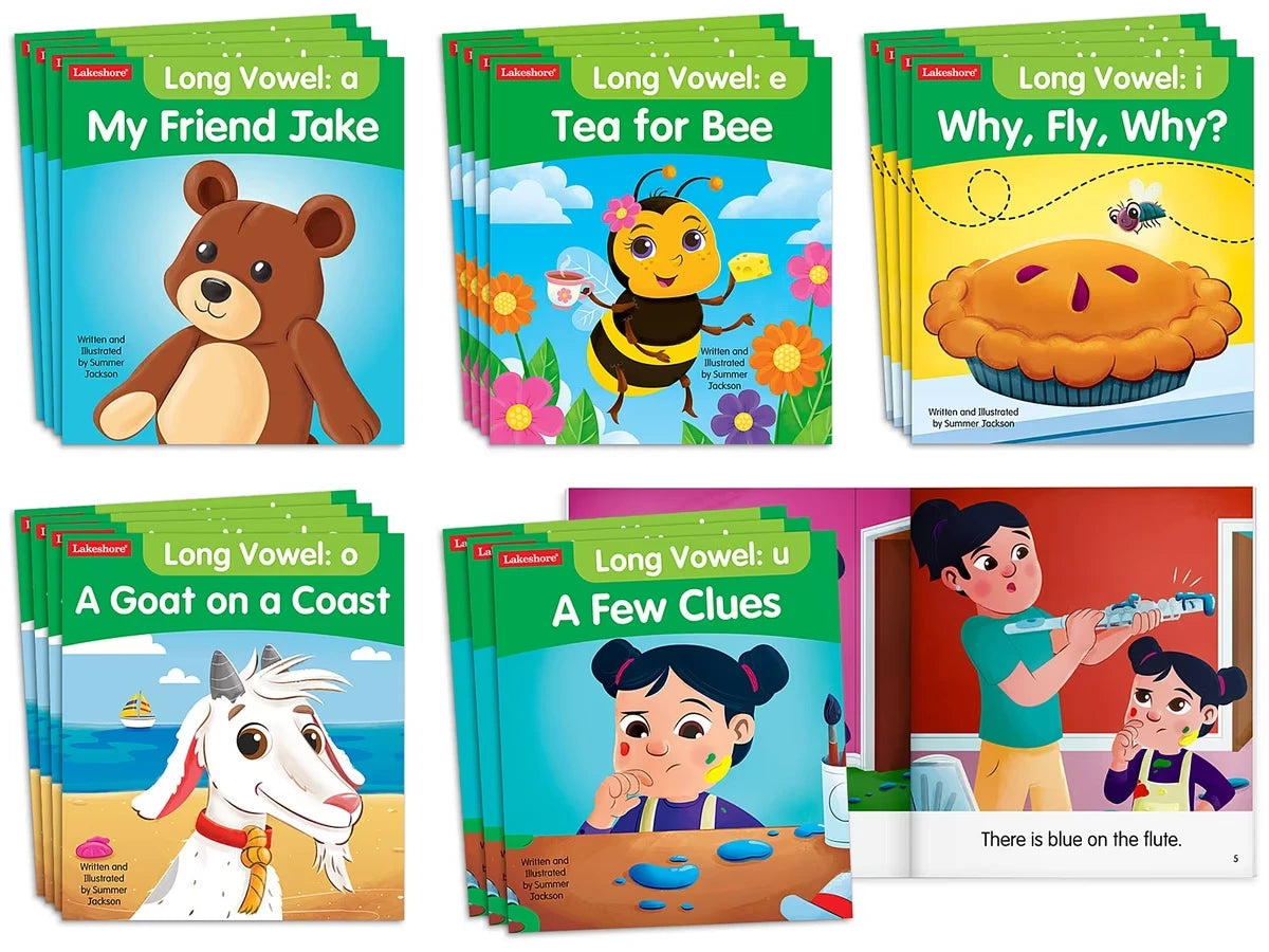 Long Vowels Skill-Building Book Set - US 8209