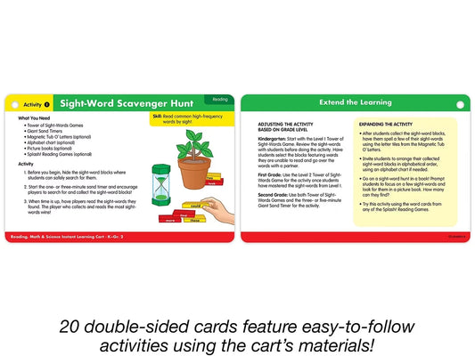 Reading, Math & Science Instant Learning Cart - K-Gr.2 - US 3453