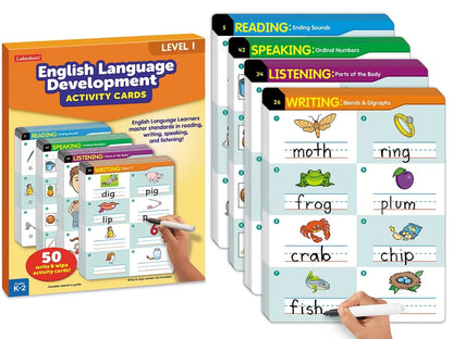 English Language Development Activity Cards - Level 1 - US 2007