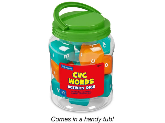 CVC Words Giant Activity Dice - US 3186