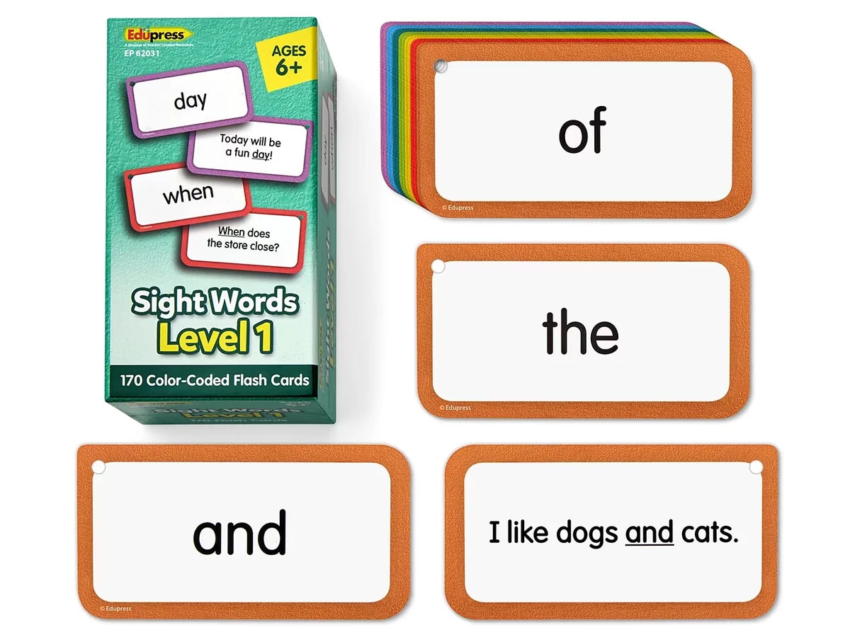 Sight-Words Flash Cards - Level 1 - US 2109