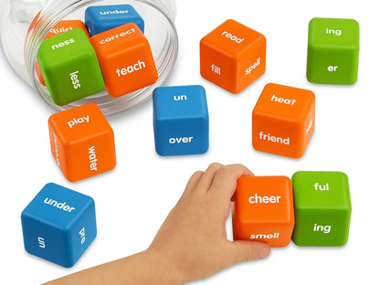 Prefixes & Suffixes Giant Activity Dice - US 6436