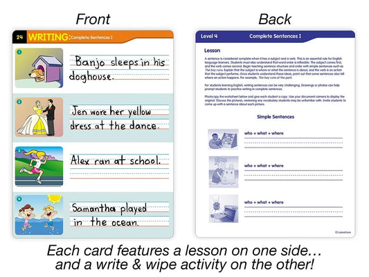 English Language Development Activity Cards - Level 4 - US 2468