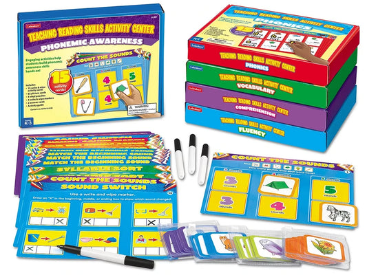 Teaching Reading Skills Activity Centers - Complete Set - US 9675