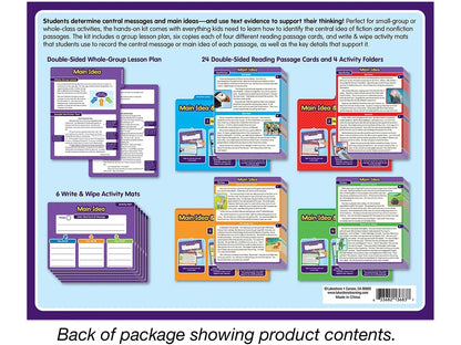 Main Idea & Central Message Finding Evidence Kit - Gr. 2-3 - US 2566