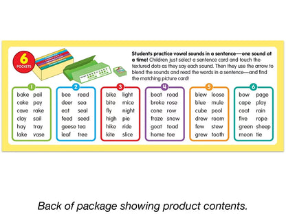 Touch & Read Vowel Sounds Sentence Match - US 9974