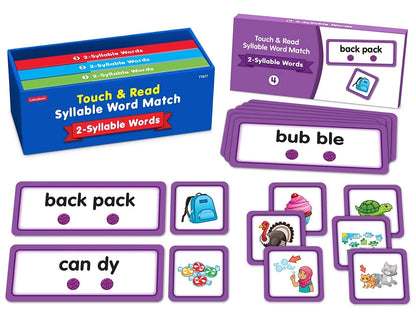 Touch & Read 2-Syllable Words Match - US 6026