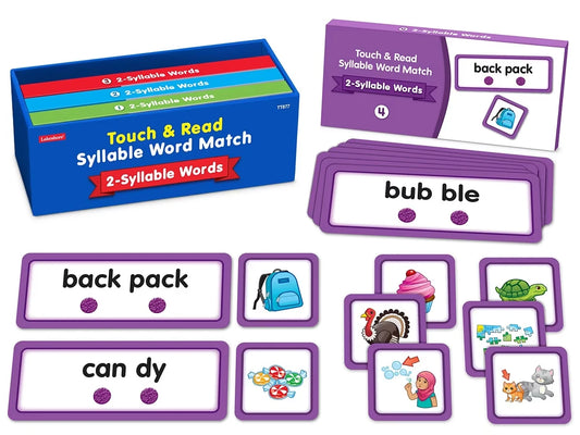 Touch & Read 2-Syllable Words Match - US 6026