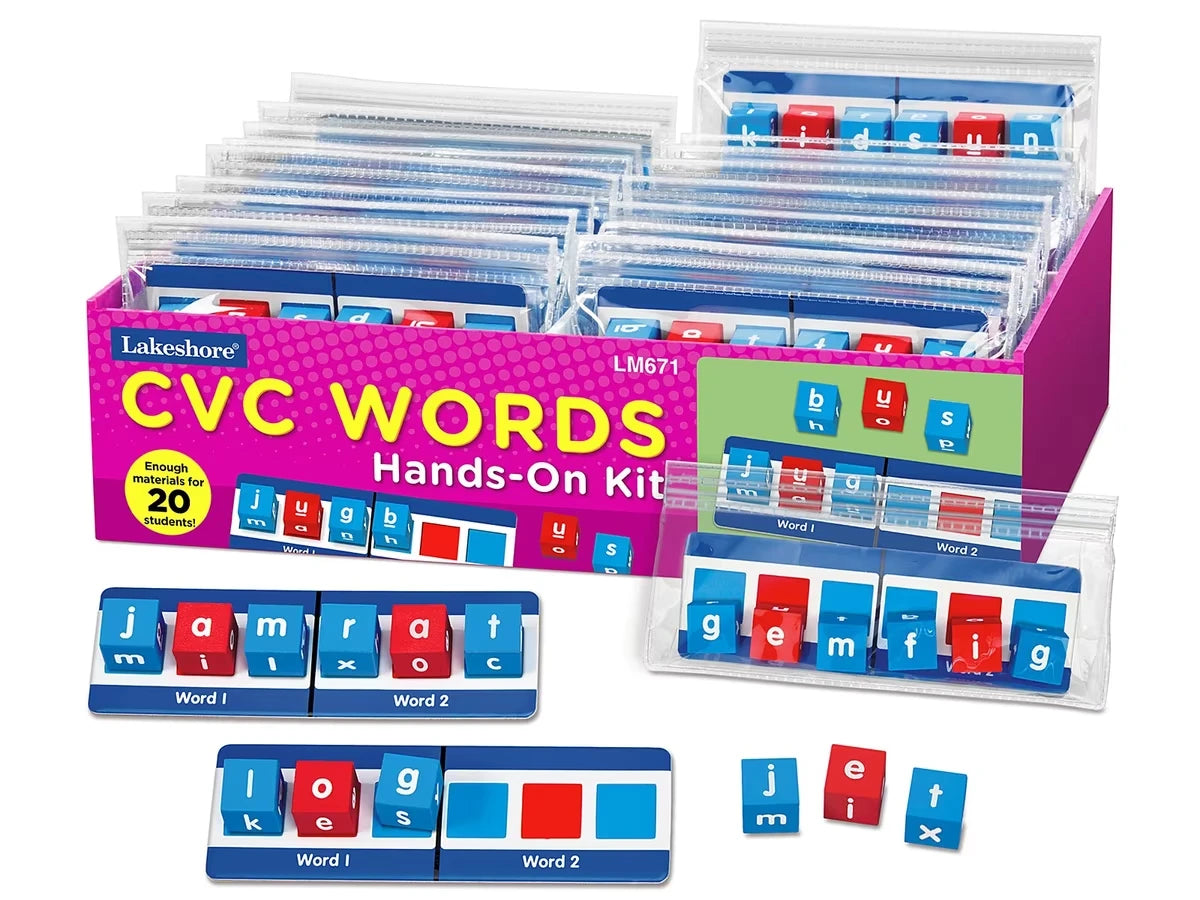 CVC Words Hands-On Teaching Kit - US 1667