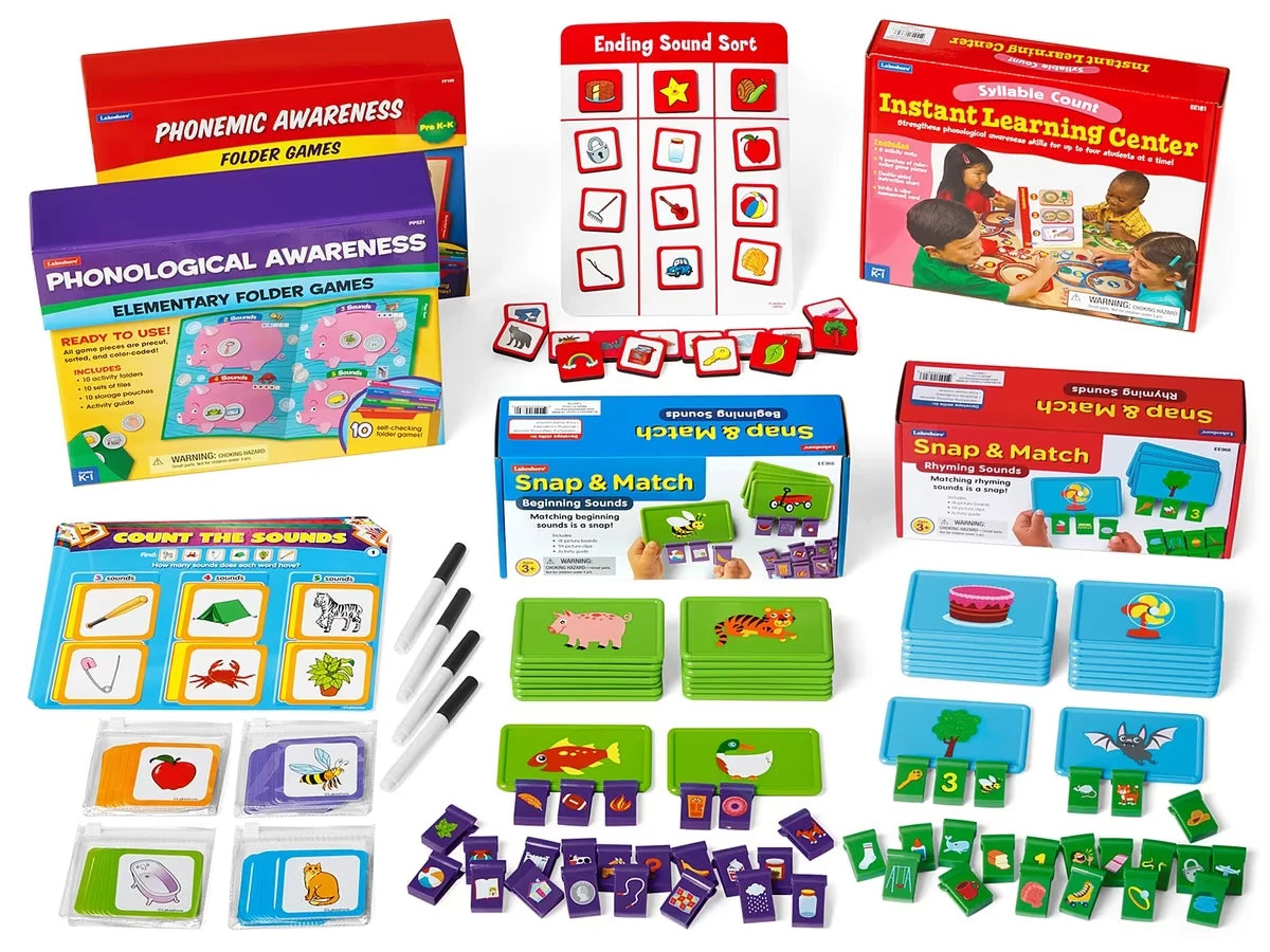 Science of Reading Phonological Awareness Activities Bundle - K-Gr. 2 - US 2407