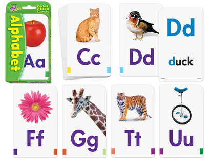 Alphabet Pocket Flash Cards - US 8981