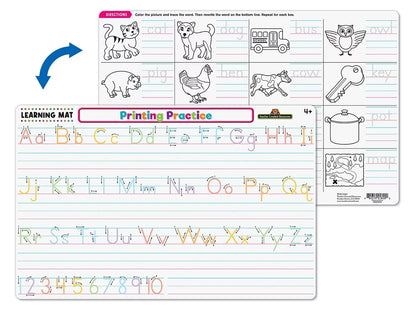Printing Practice Learning Mat - US 6930