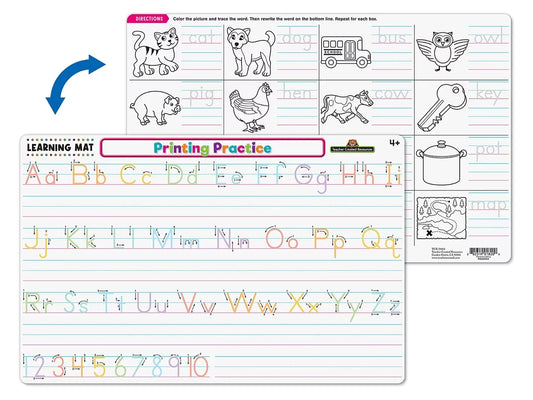 Printing Practice Learning Mat - US 6930