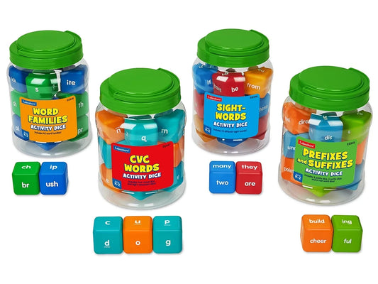 Reading Skills Giant Activity Dice - Complete Set - US 8370
