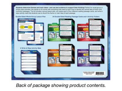 Theme & Main Idea Finding Evidence Kit - Gr. 4-5 - US 6769