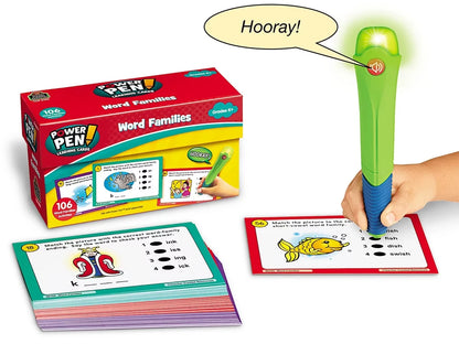 Word Families Power Pen!® Quiz Cards - US 3422