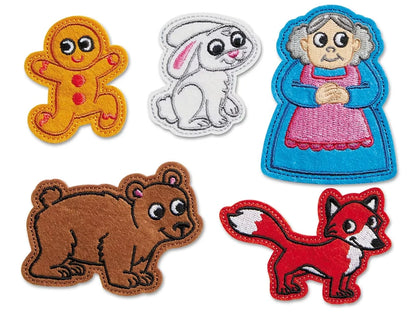 Gingerbread Man Storytelling Puppets - US 8772