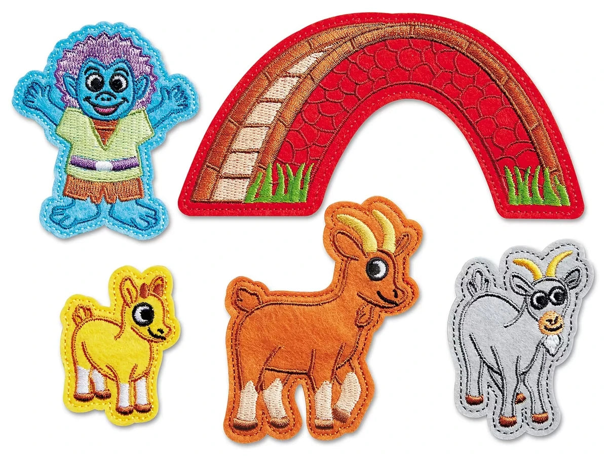 Three Billy Goats Gruff Storytelling Puppets - US 4102