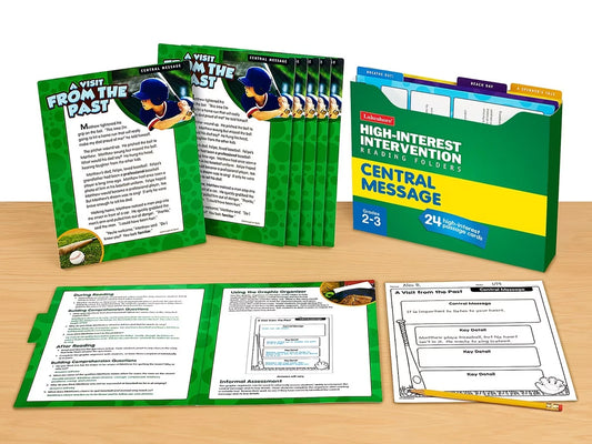 Central Message High-Interest Intervention Reading Folders - Gr. 2-3 - US 2171