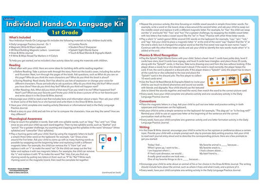 Individual Hands-On Language Kit – Gr. 1 - US 9087