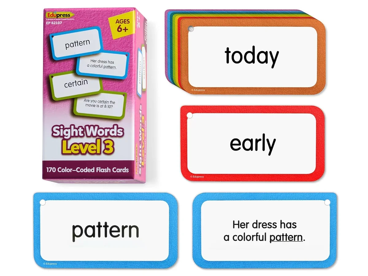Sight-Words Flash Cards - Level 3 - US 4539
