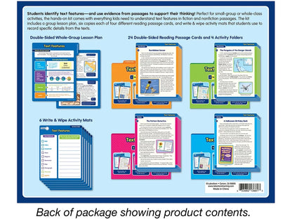 Text Features Finding Evidence Kit - Gr. 2-3 - US 6629