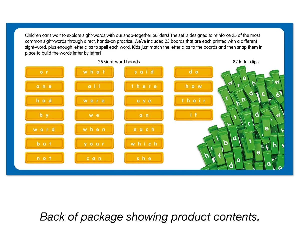 Snap & Build Sight-Words - Level 2 - US 5173