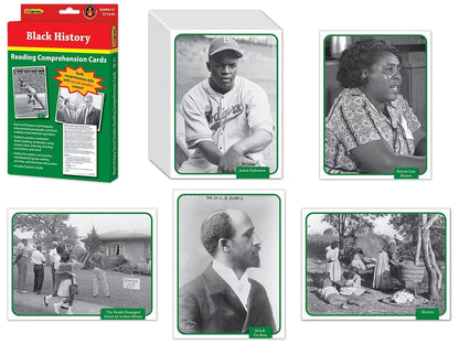 Black History Reading Comprehension Cards - US 8283